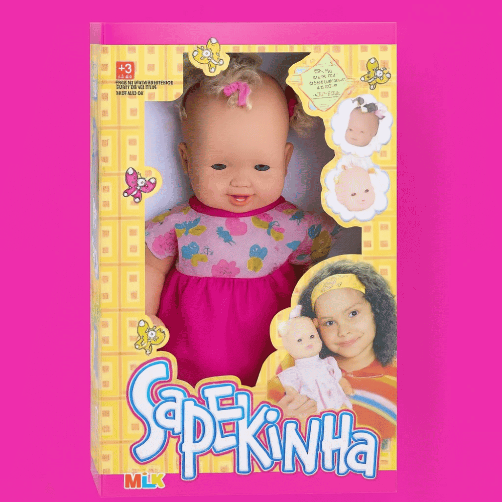 Boneca Sapekinha Milk - Cx 3 Unidades