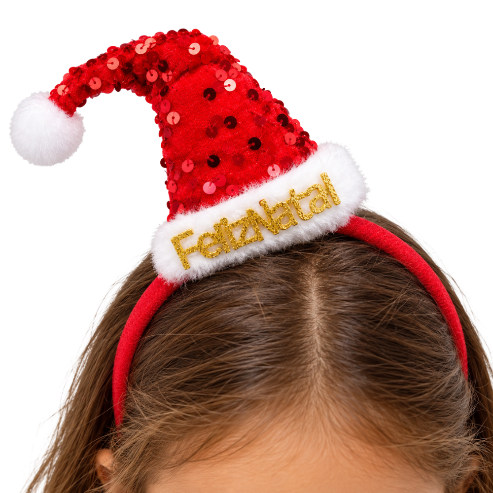 Arco Natalino com Gorro de Papai Noel 29x12cm Rio Master