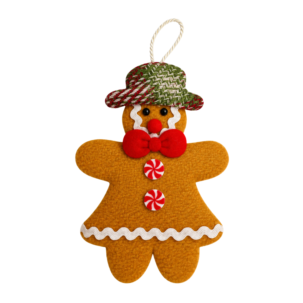 Enfeite de Pendurar Biscoito Natalino 12x23cm Rio Master