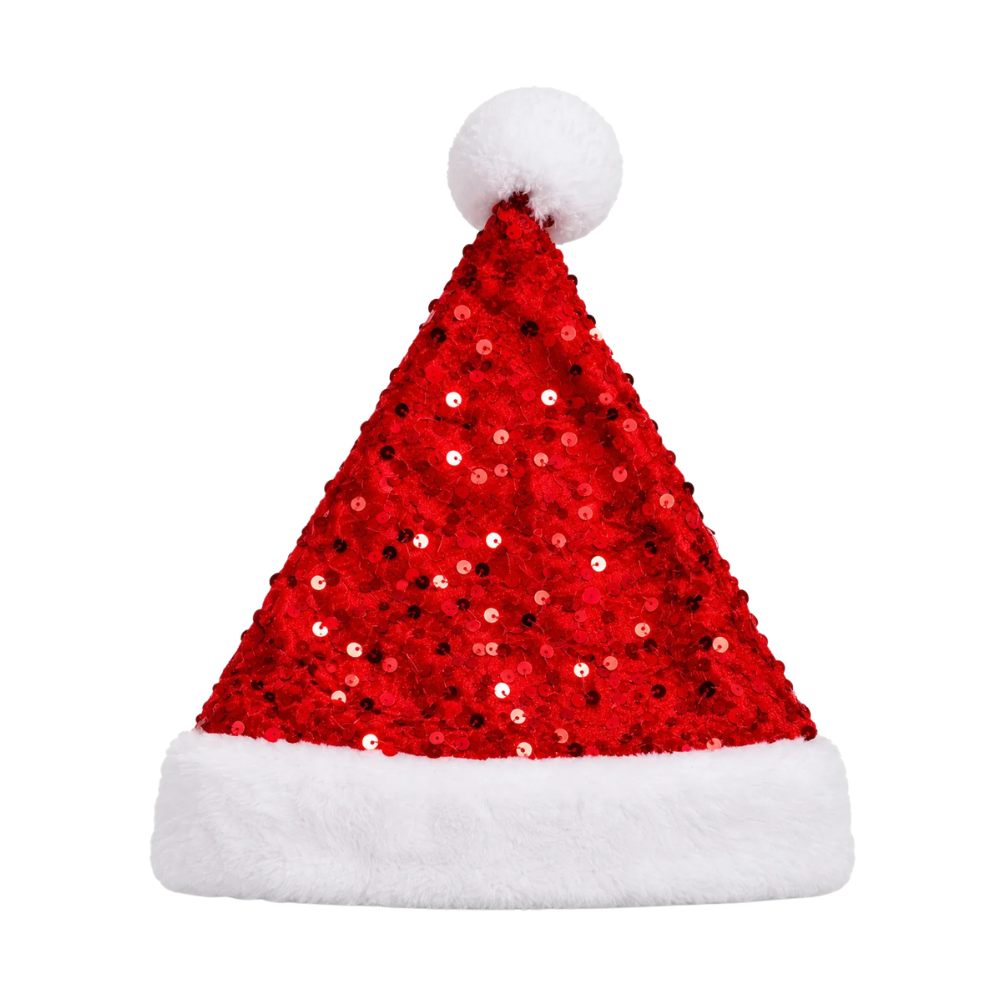 Gorro Natalino Papai Noel Vermelho e Branco 29x40cm Multiart