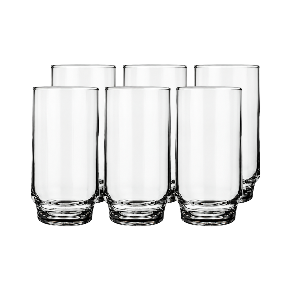 Conjunto com 6 Copos Lights 300ml Nadir - Cx com 3 Jogos