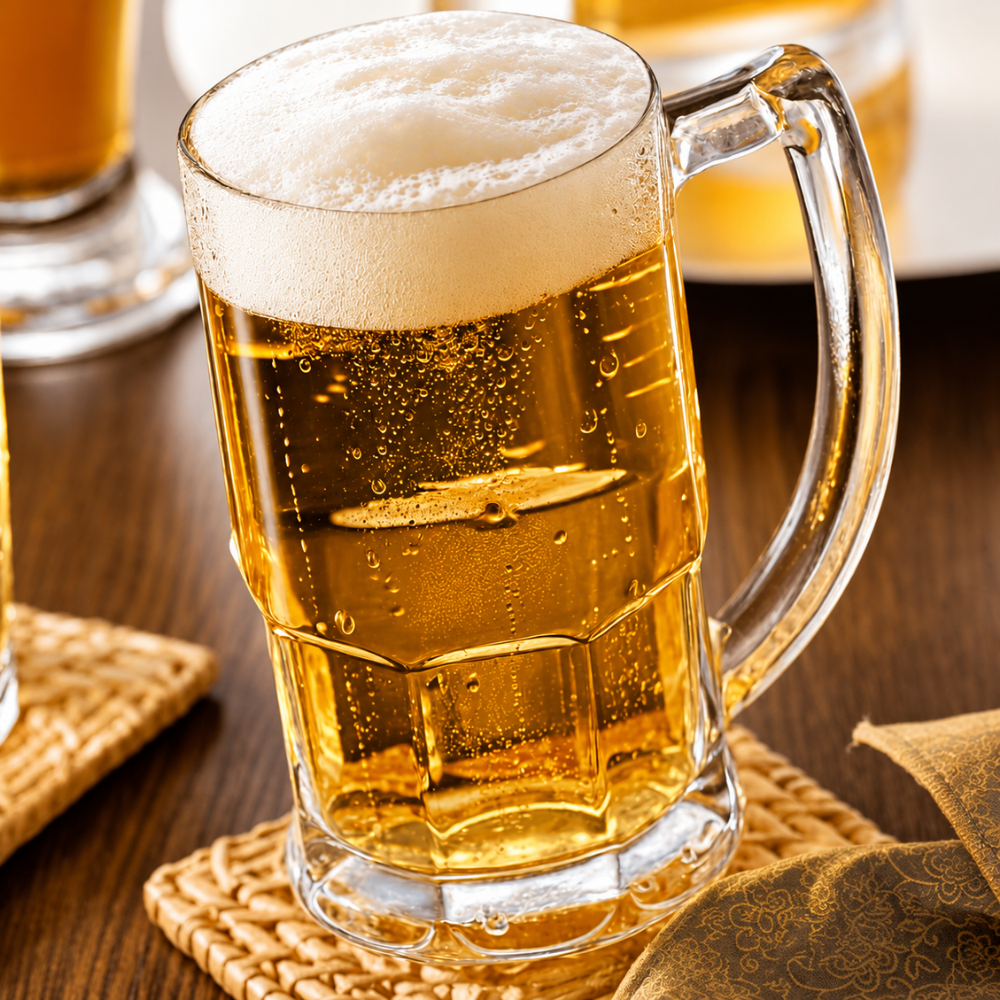 Caneca Chopp Kassel Pirâmides - Cx 3 Unidades