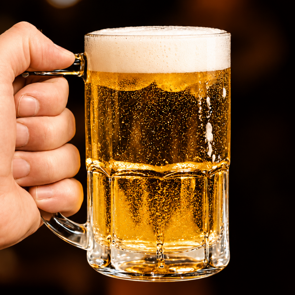 Caneca Chopp Kassel Pirâmides - Cx 6 Unidades