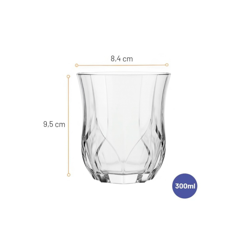 Copo Opera Rocks 300ml Nadir - Cx 3 Unidades