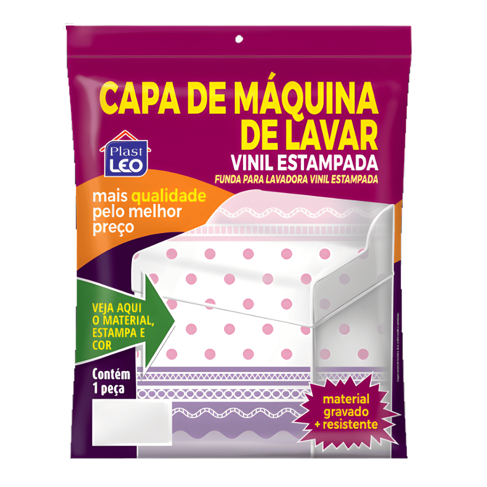 Capa Para Máquina De Lavar Estampada G
