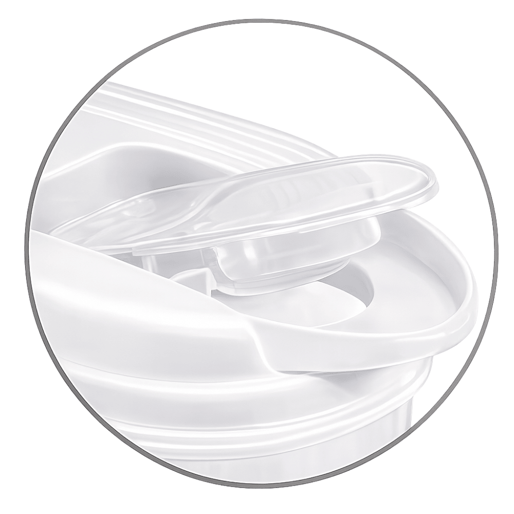 Jarra com Tampa Flip Top Branca 4L Nitron