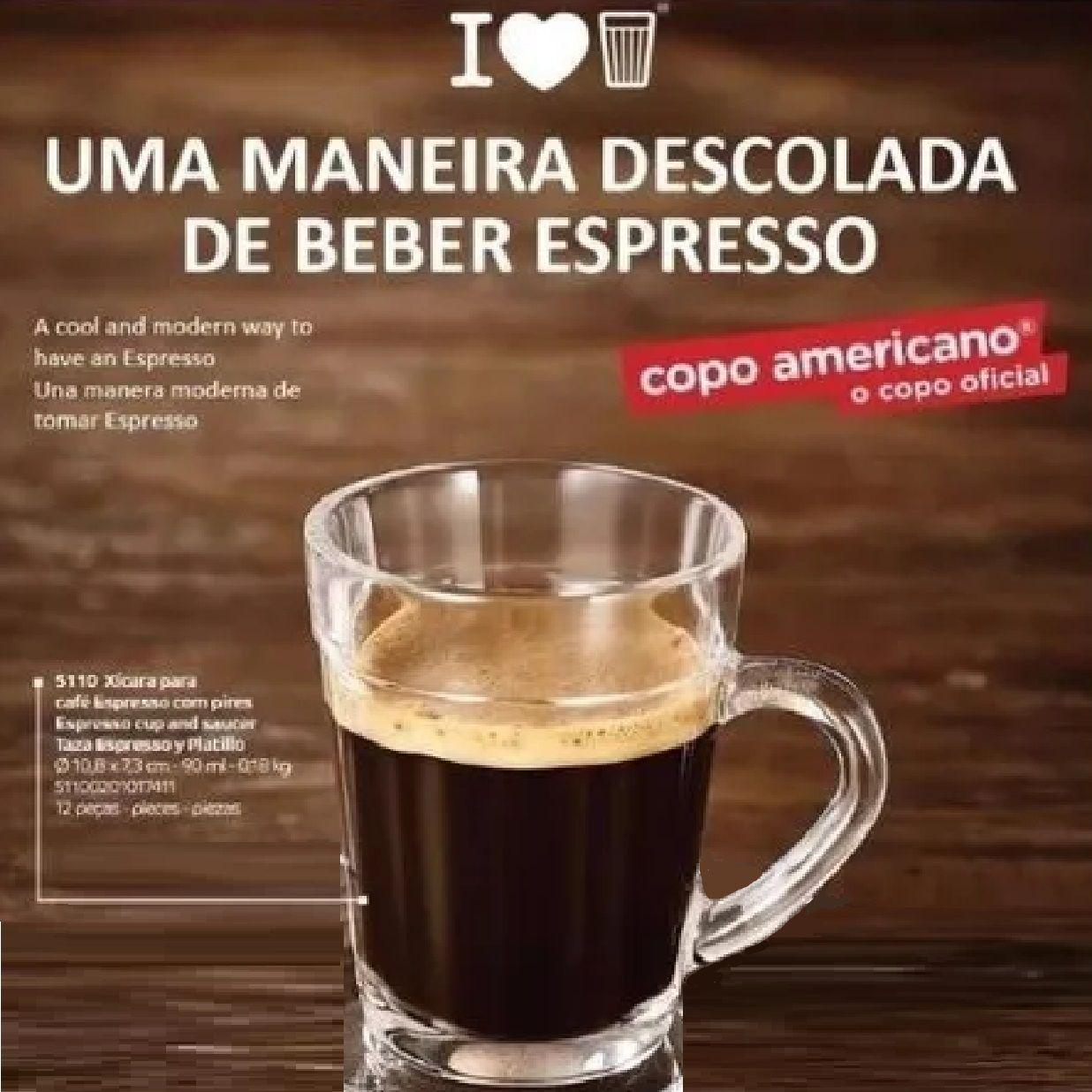Xicara Cafe Americano 90Ml S/Pires Nadir