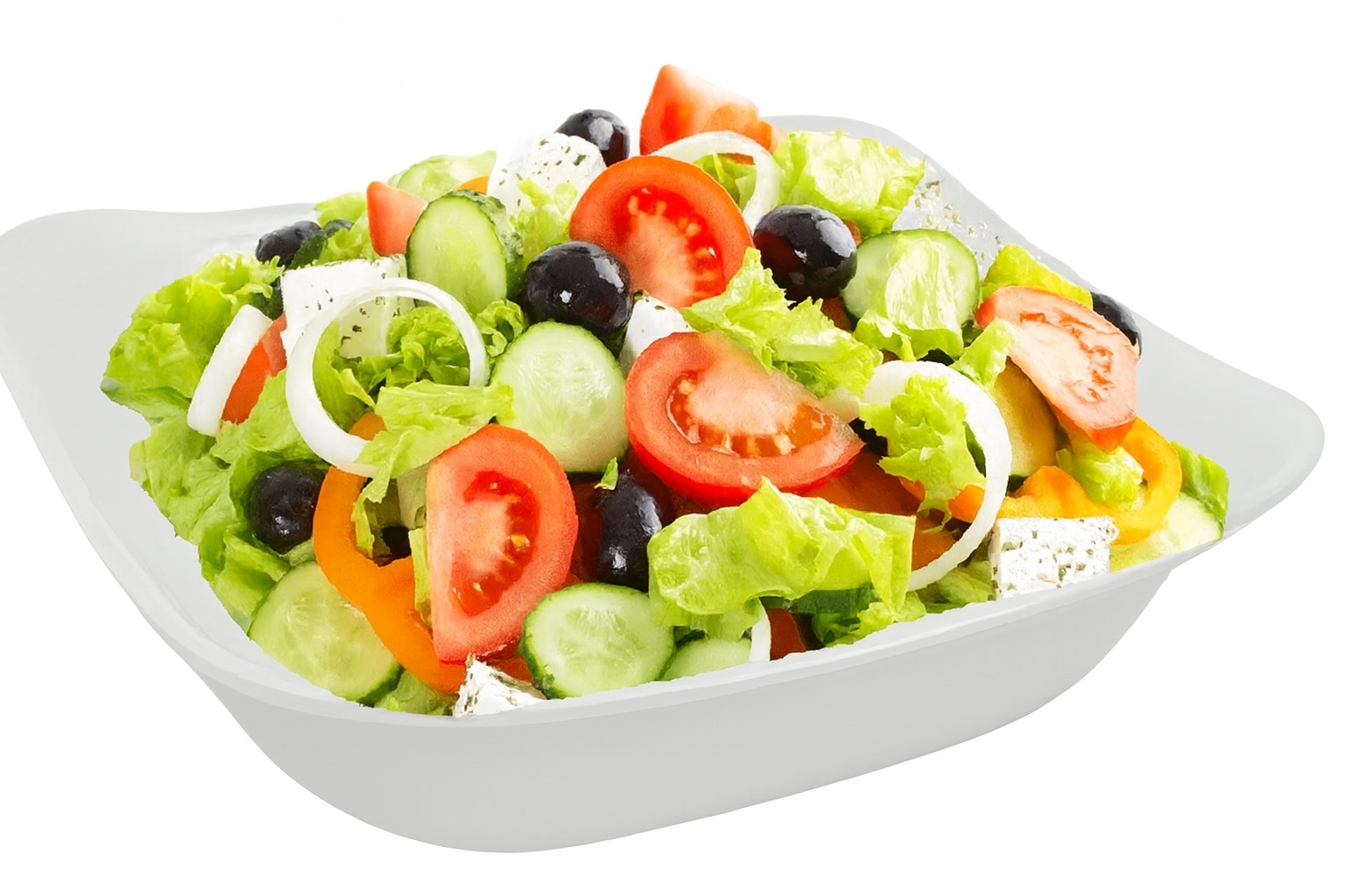 Saladeira Quadrada Branca Melamina Utilgoods