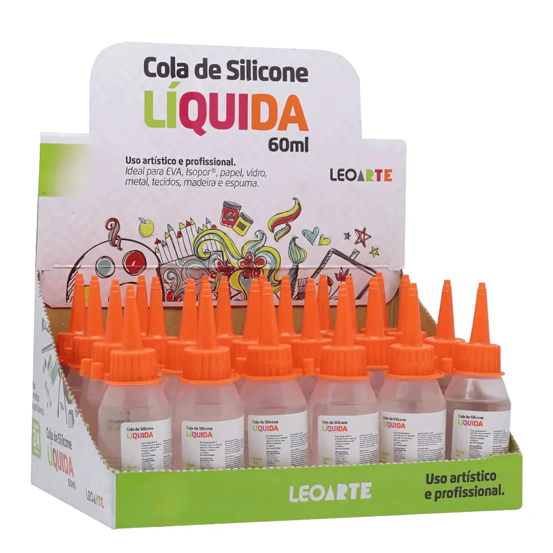 Cola Silicone Liquida 60Ml Leo E Leo