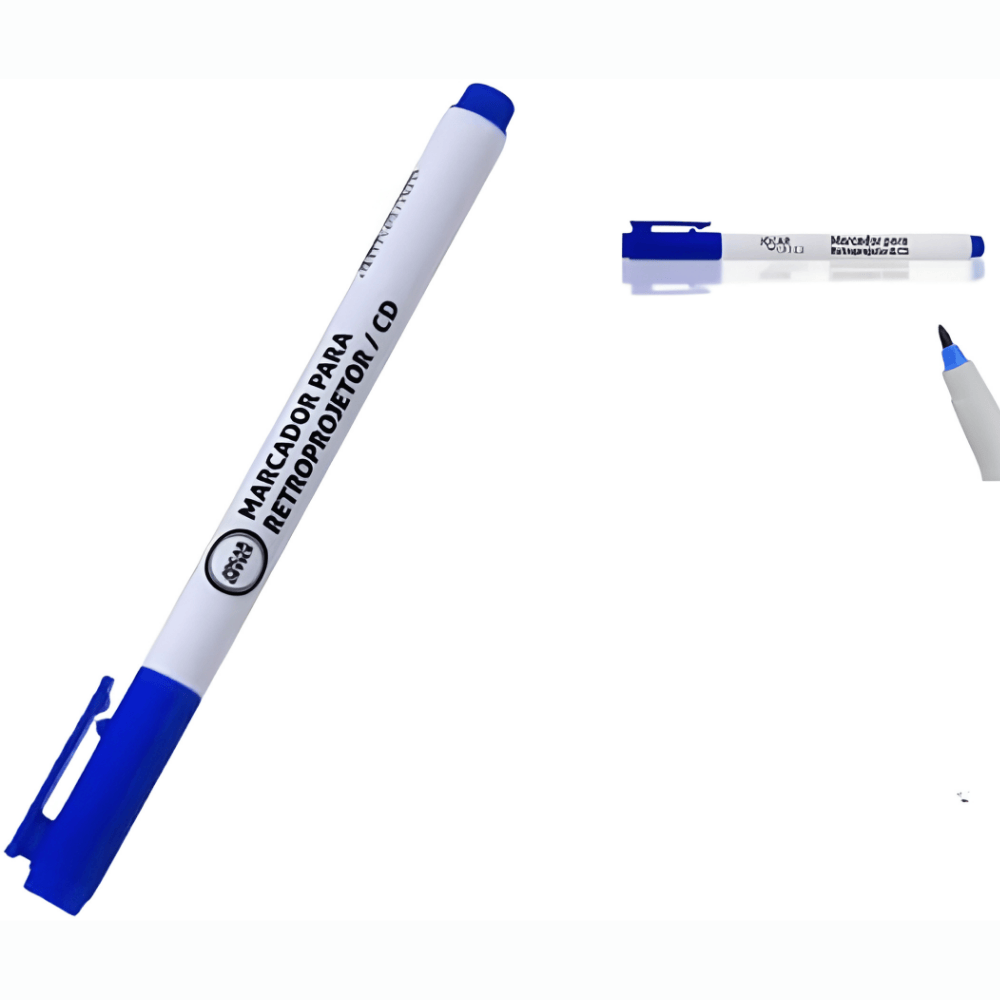 Marcador Cd/Retro Projetor 2Mm Azul