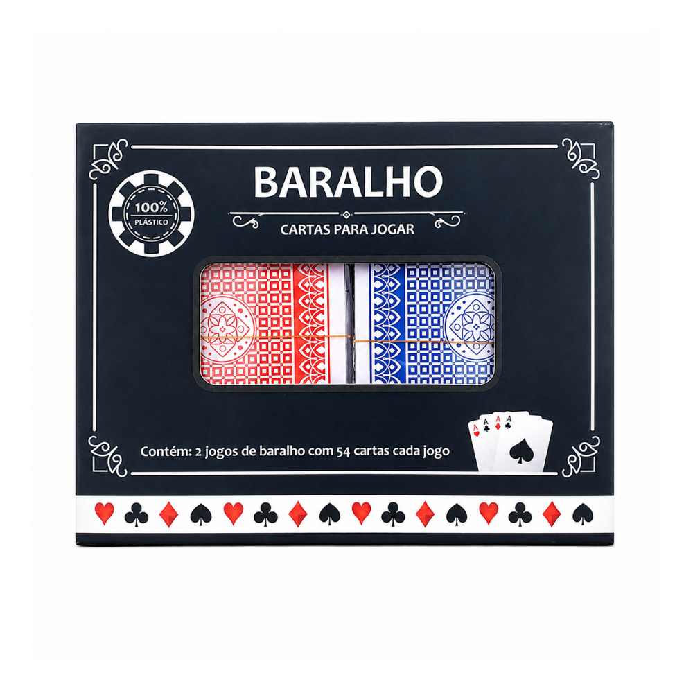 Carta Baralho Plast Imporiente Im42023