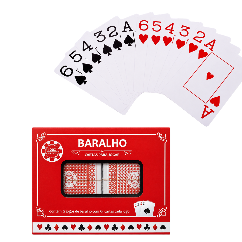 Carta Baralho Plast Imporiente Im42023