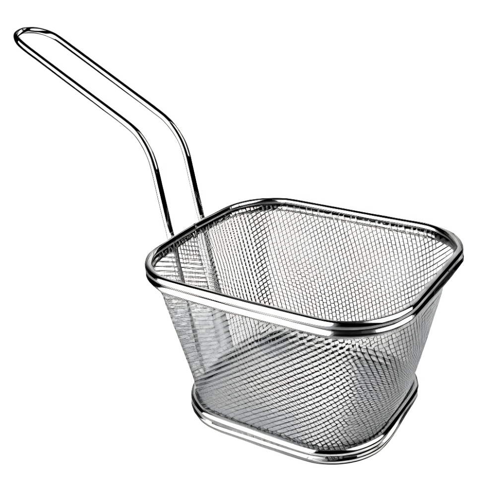 Cesta para Servir Porções Inox KeHome