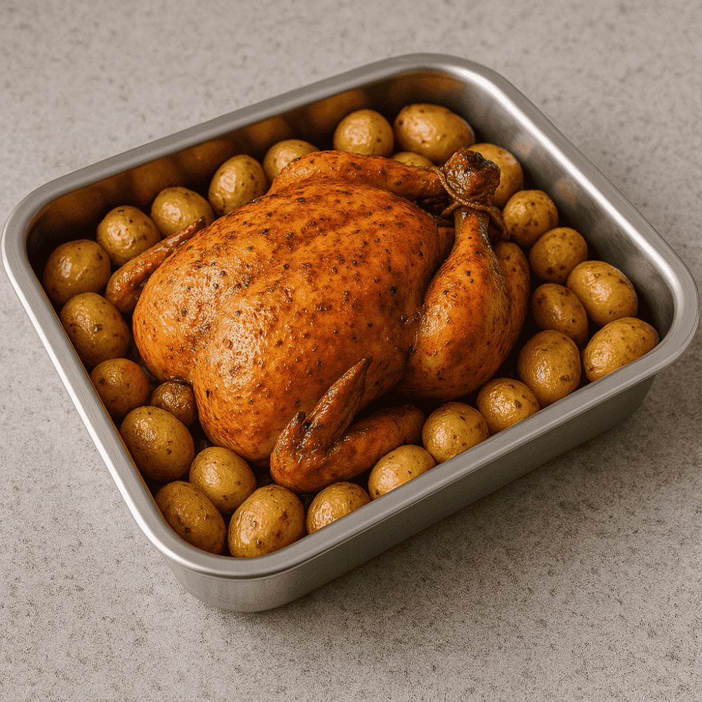 Assadeira Retangular 30X40 Inox
