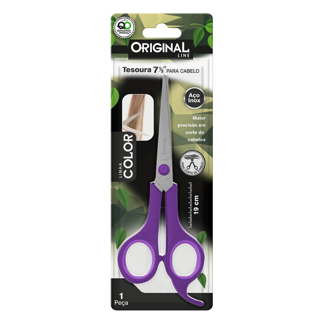 Tesoura 7 1/2 Color Para Cabelo Original Line