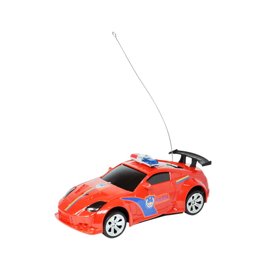 Carro de Polícia Controle Remoto Sem Fio DM Toys