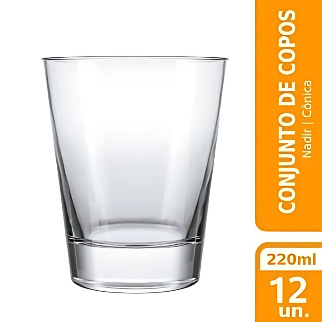 Copo Caldereta Old Fashioned 220Ml - Cx 12 Unidades