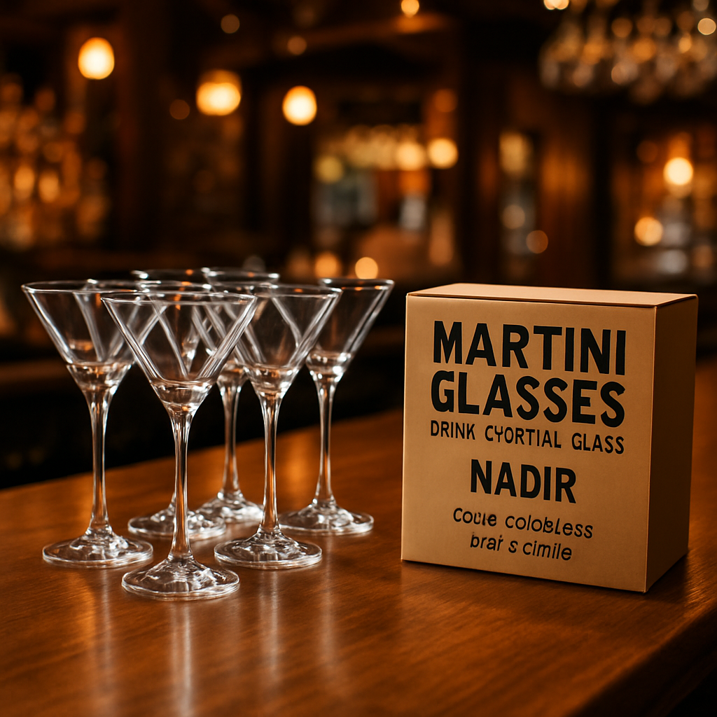 Taças Martini Drink Coquetel Vidro Nadir Cor Incolor - Cx 6 Unidades
