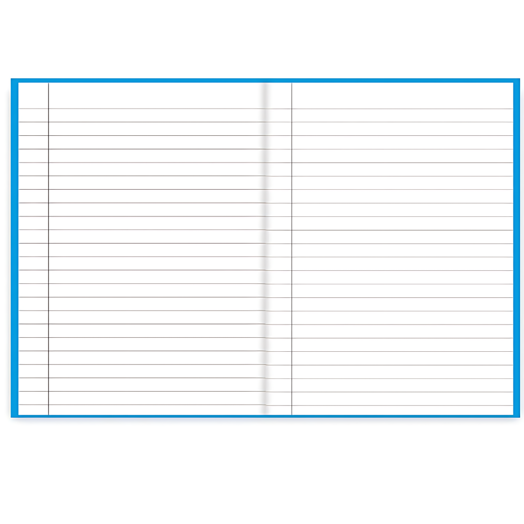 Caderno 1/4 Broch Cd Azul 80Fls Smart  - Cx 12 Unidades