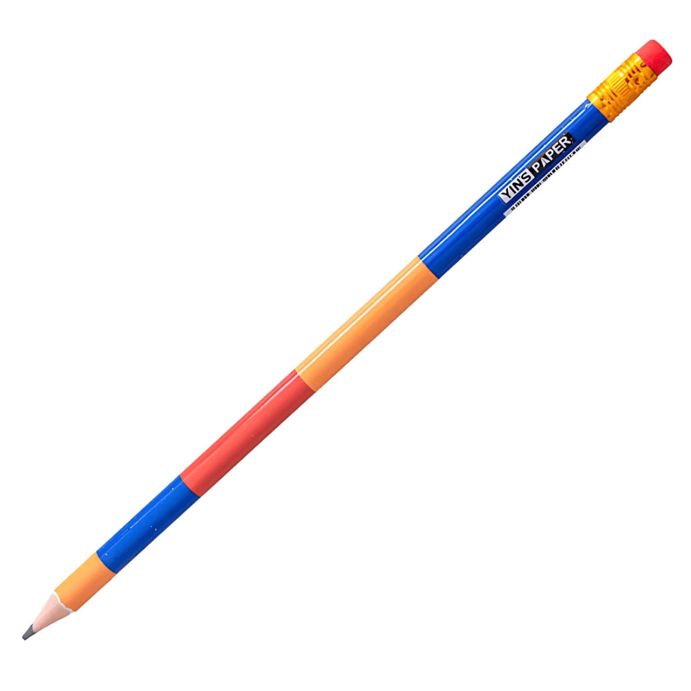 Lápis Grafite Hb Resina Com Borracha Basquete Yins - Cx 24 Unidades