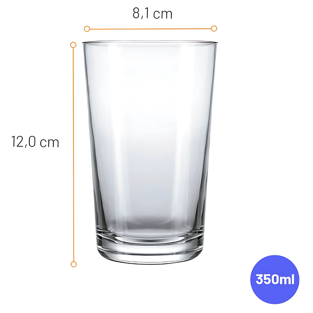 Copo Conica Caldereta 350ml Nadir - Cx 12 Unidades