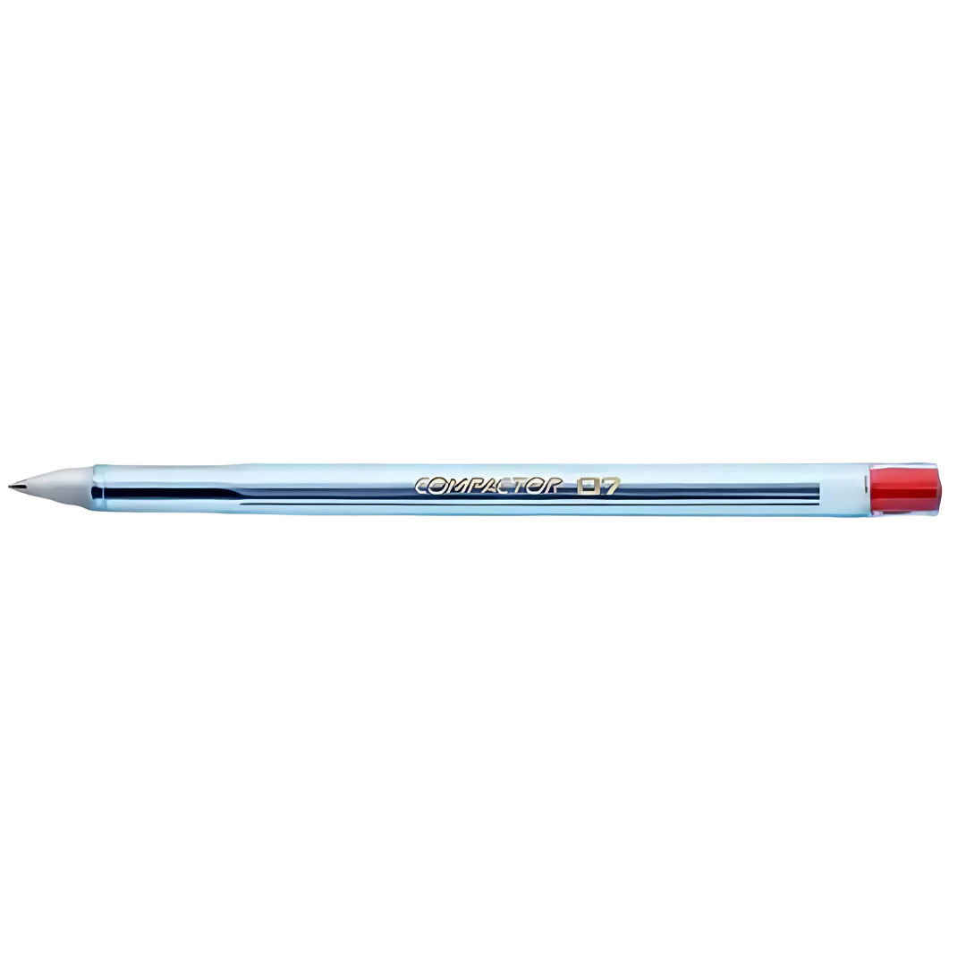 Caneta Esf 07 Vermelha Compactor  - Cx 50 Unidades