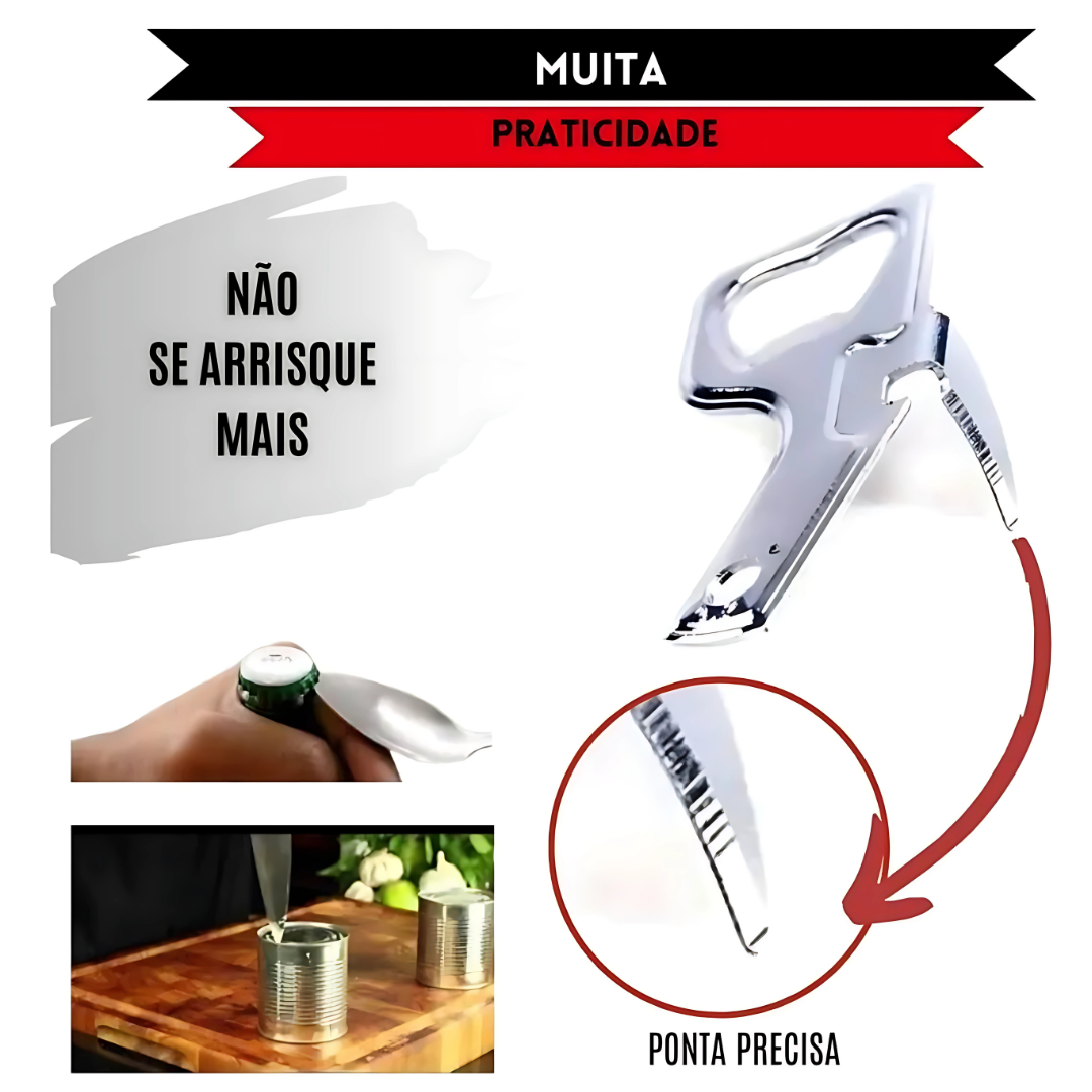 Abridor De Latas E Garrafas Original Line Sl0272 - Cx 24 Unidades