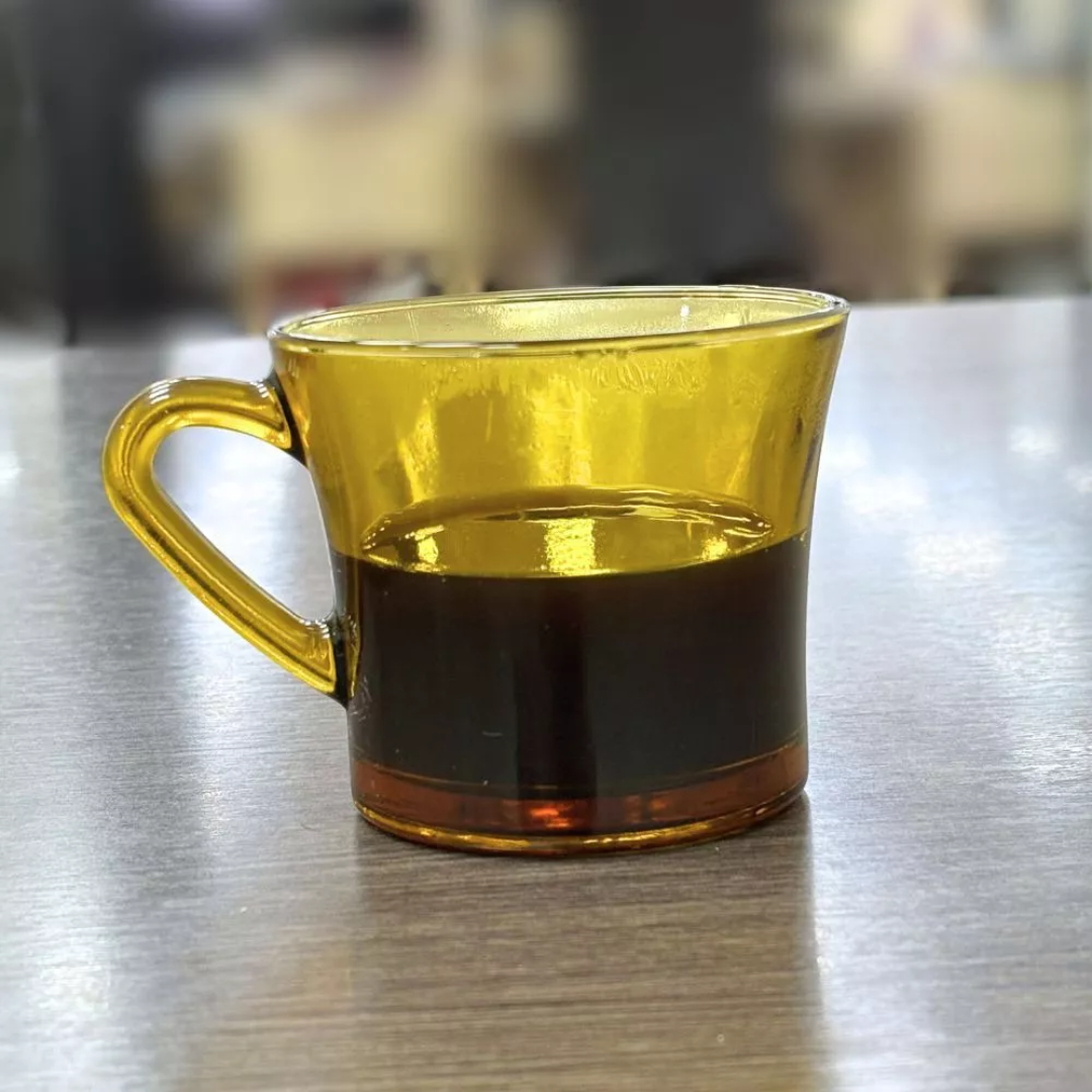 Xícara Âmbar Sino Original Glass 200Ml - Cx 12 Unidades