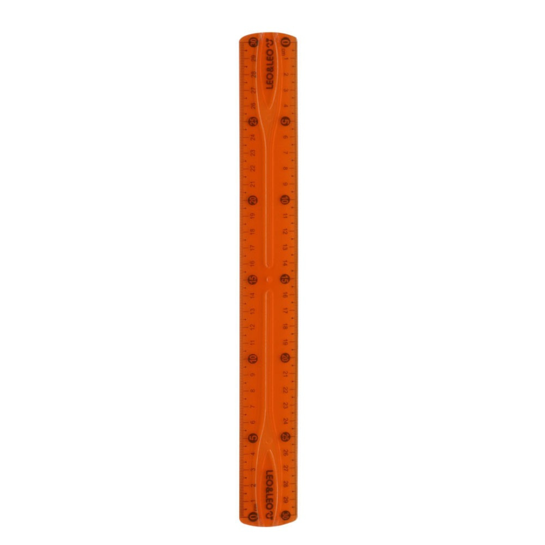 Régua Flexível 30Cm Leo&Leo - Cx 25 Unidades