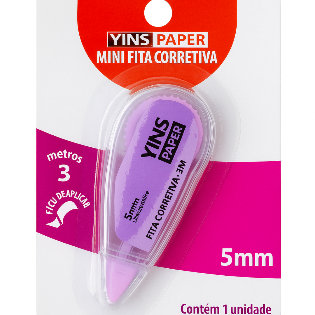 Fita Corretiva 3M Sortido Yins - Cx 24 Unidades
