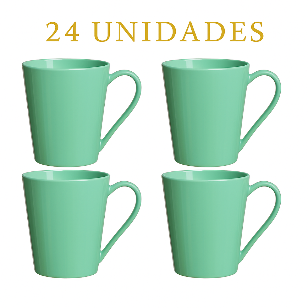 Caneca Tulipa 250Ml Verde Rr  - Cx 12 Unidades