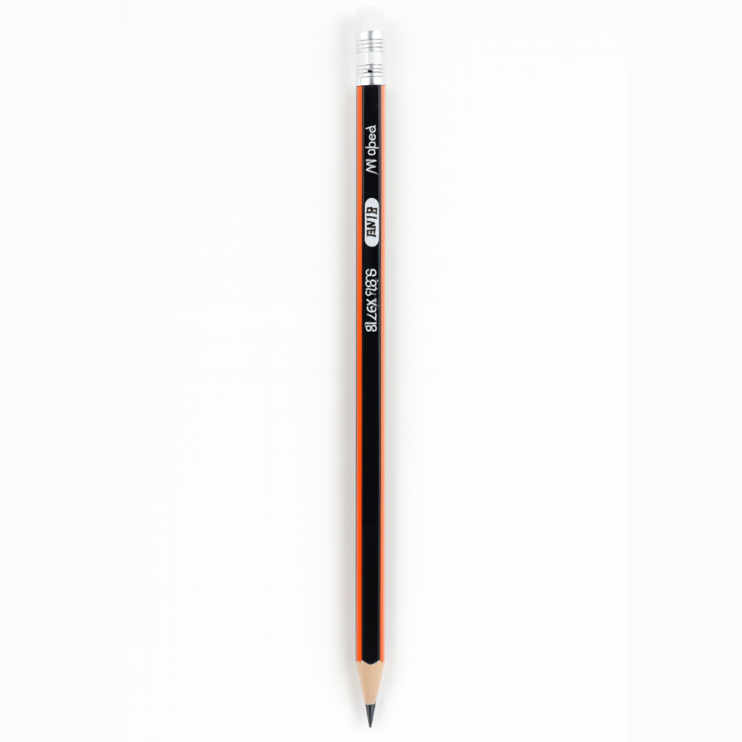 Lapis Grafite Hb C/Borracha Blackpeps Maped - Cx 24 Unidades