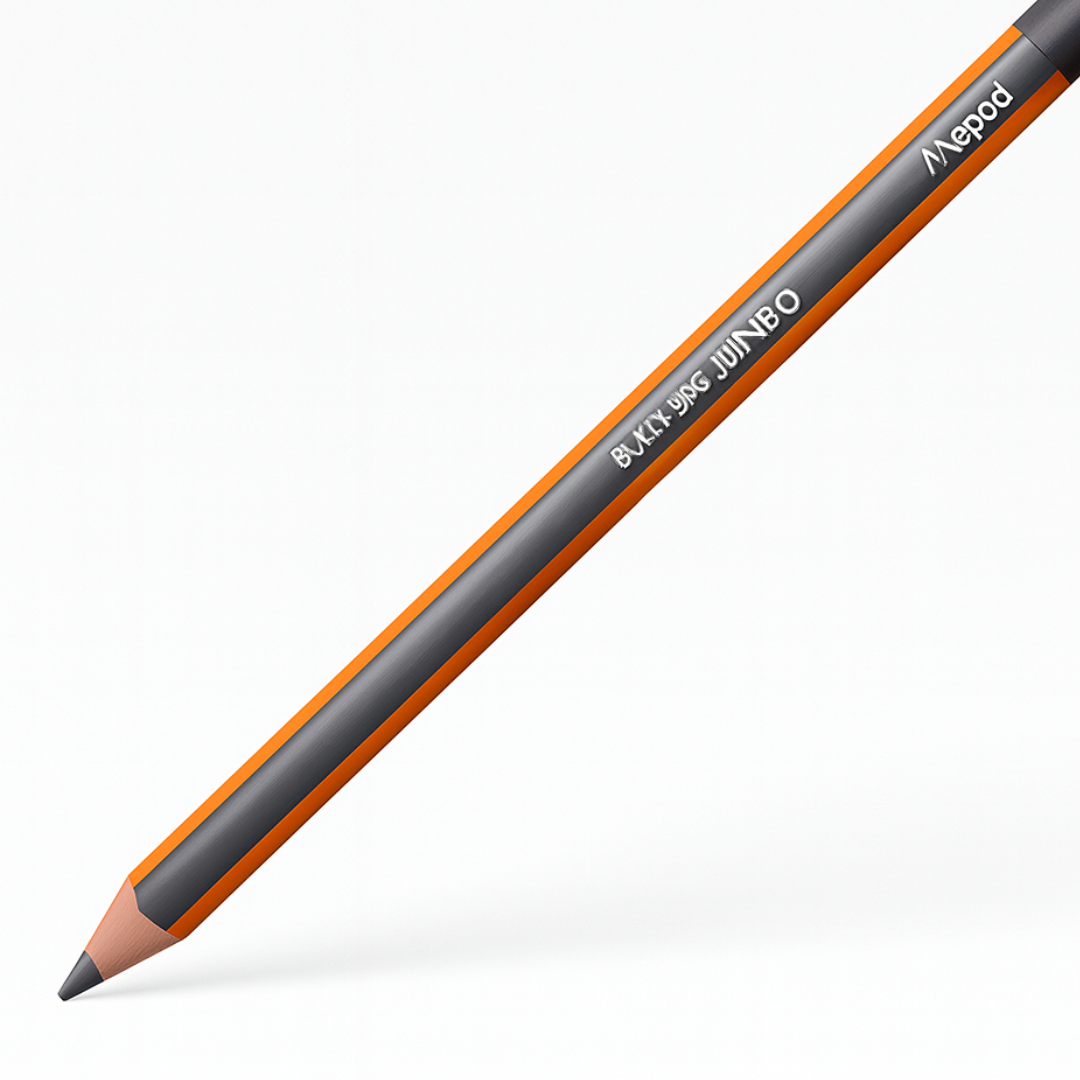 Lapis Grafite Hb Jumbo Blackpeps Maped - Cx 24 Unidades