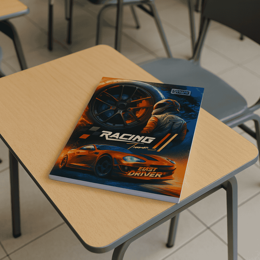 Caderno 1/4 Driver Smart - Cx 12 Unidades