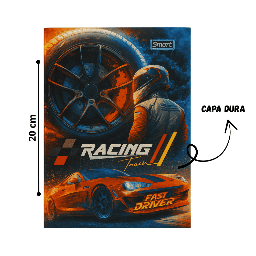 Caderno 1/4 Driver Smart - Cx 12 Unidades