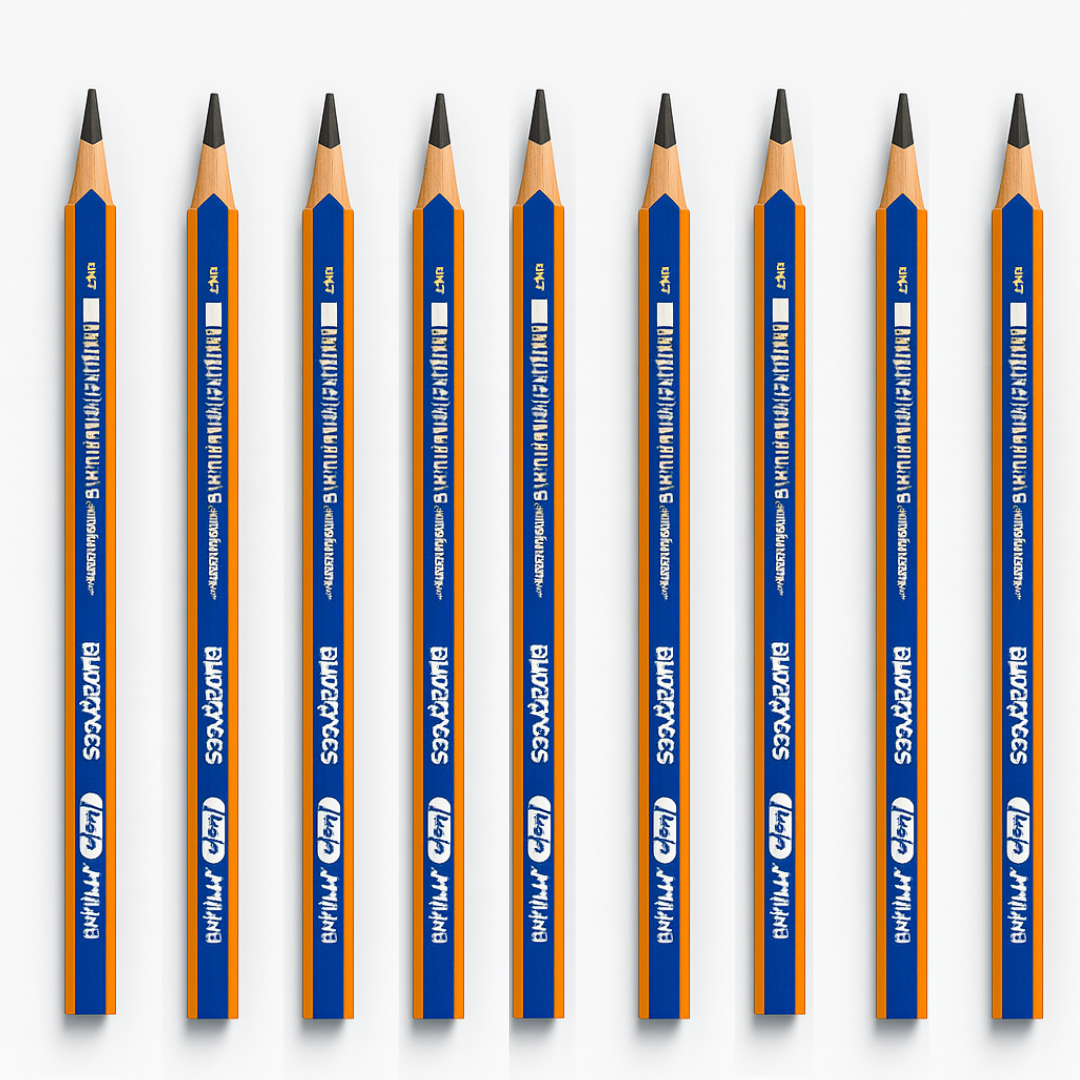 Lapis Grafite Hb Blackpeps Navy Maped - Cx 72 Unidades