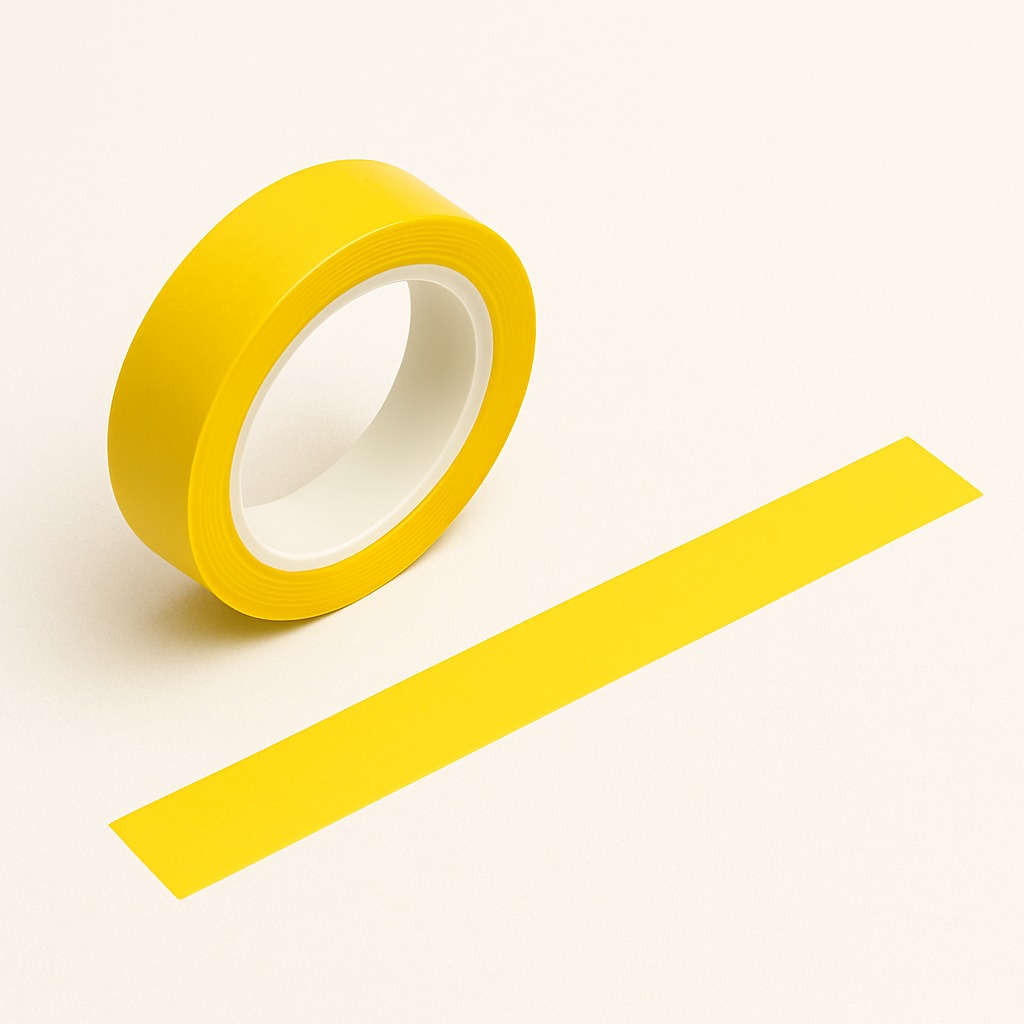 Fita Polisil Amarelo 12X10 Uni Adelbras - Cx 10 Unidades