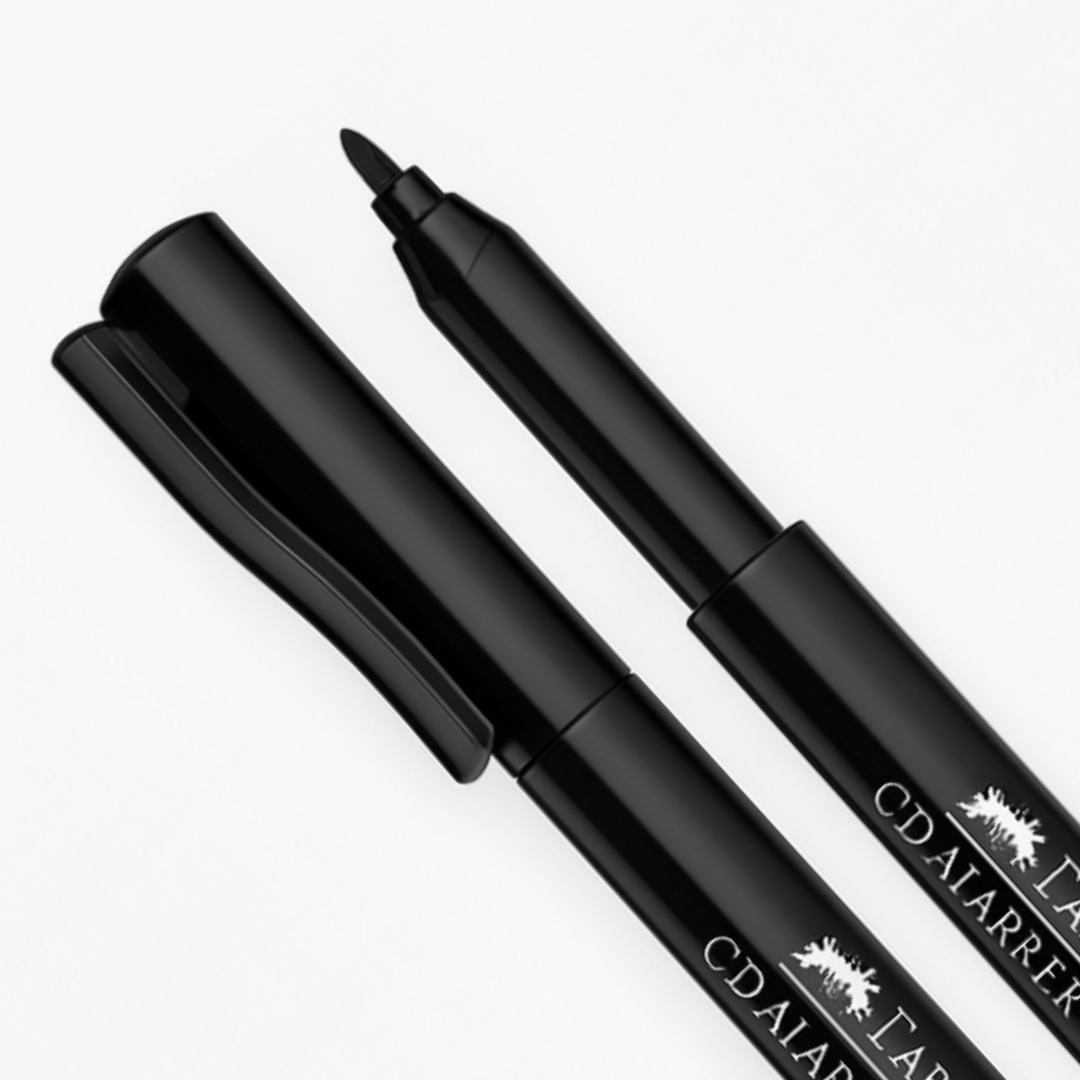 Caneta Para Retroprojetor Preta Faber-Castell - Cx 12 Unidades