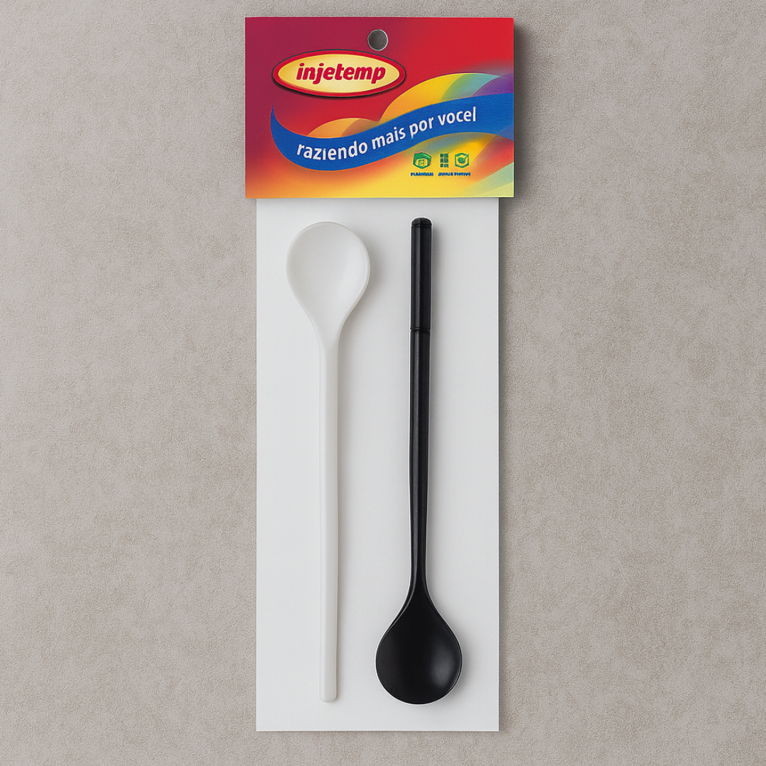 Kit 02 Colher Cb/Longo Injetemp - Cx 24 Unidades
