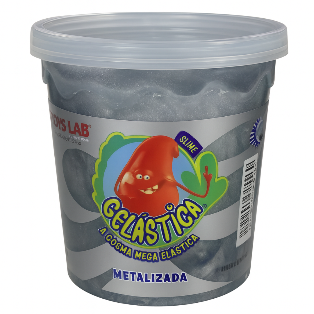 Slime Metalizada 180Gr Sortidos - Cx 6 Unidades