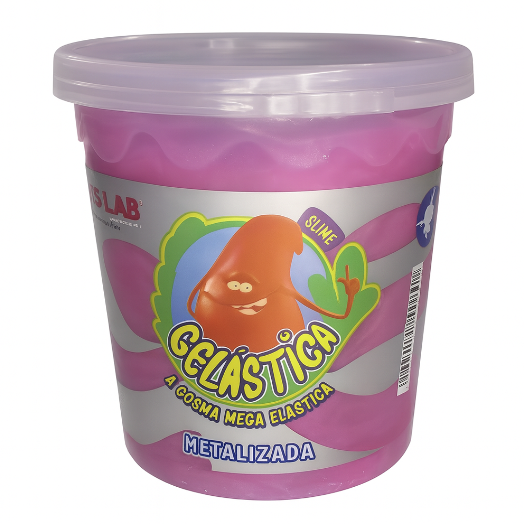 Slime Metalizada 180Gr Sortidos - Cx 6 Unidades
