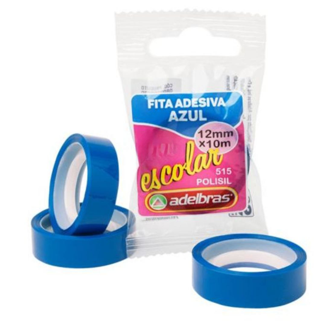 Fita Polisil Azl 12X10 Uni Adelbras  - Cx 12 Unidades