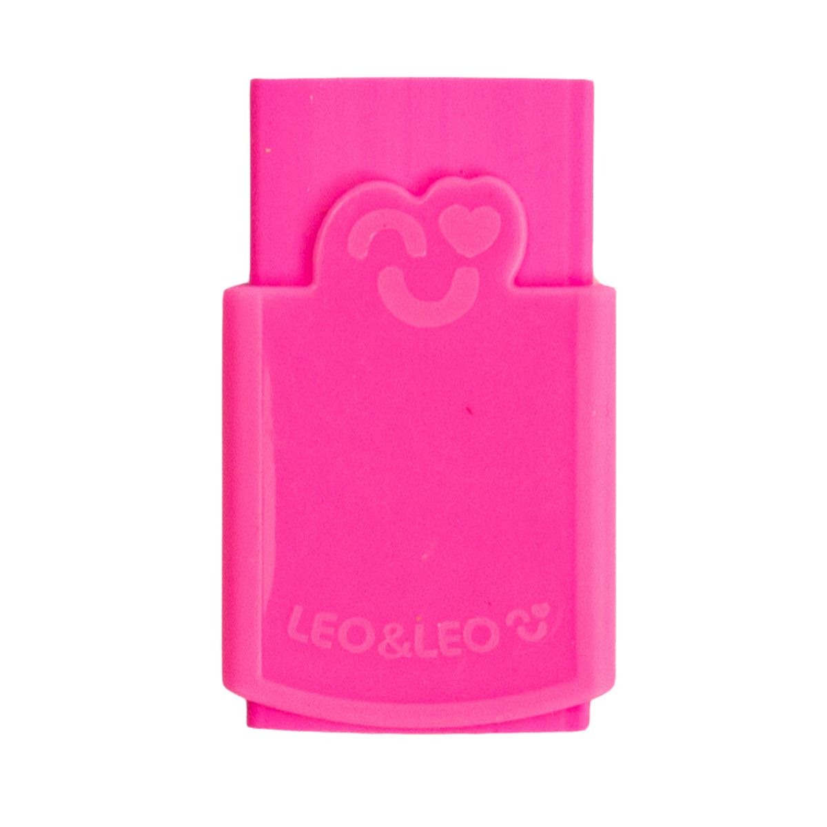 Borracha Plast Color C/Capa Neon Leo e Leo - Cx 24 Unidades
