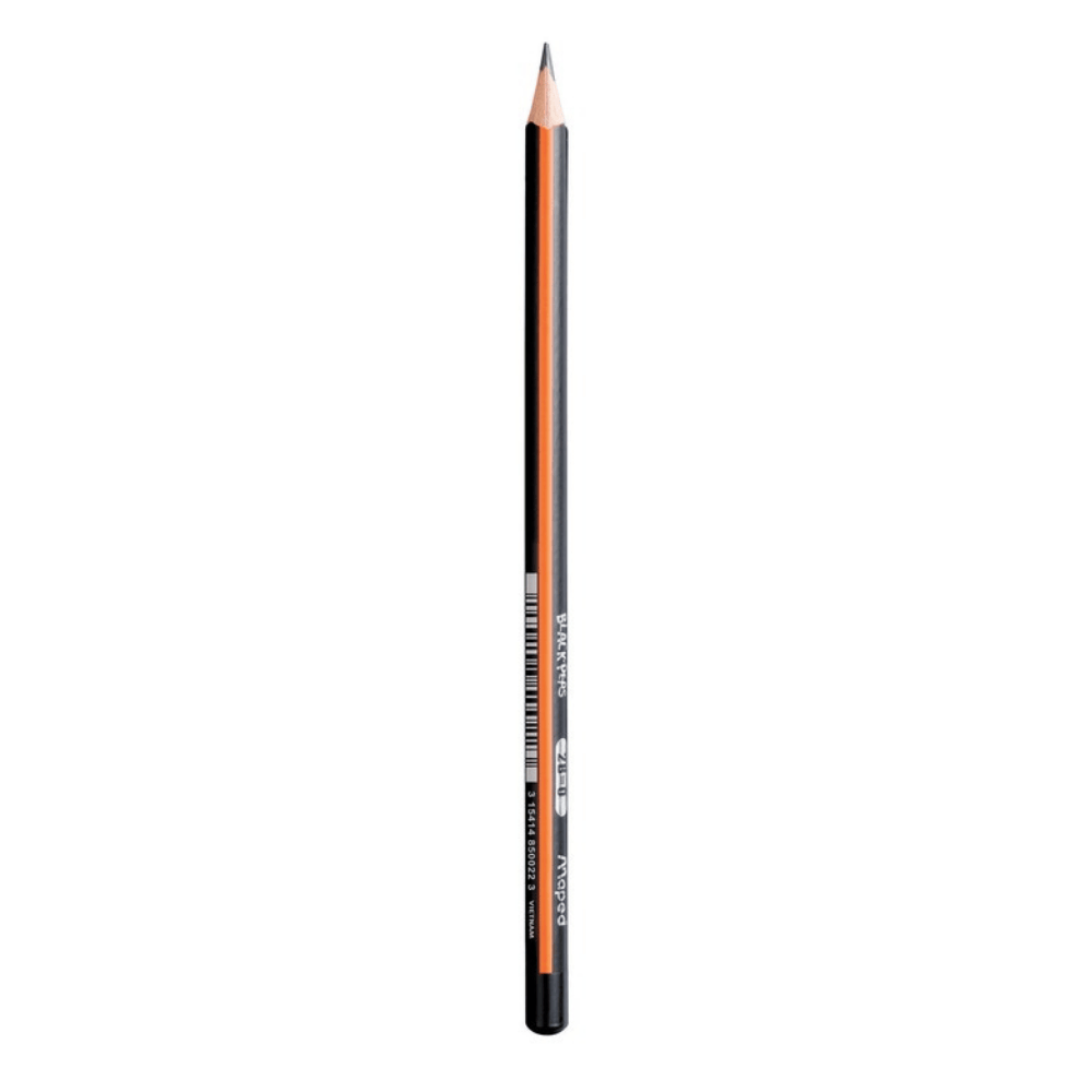 Lápis Grafite 6B Blackpeps Maped - Cx 24 Unidades