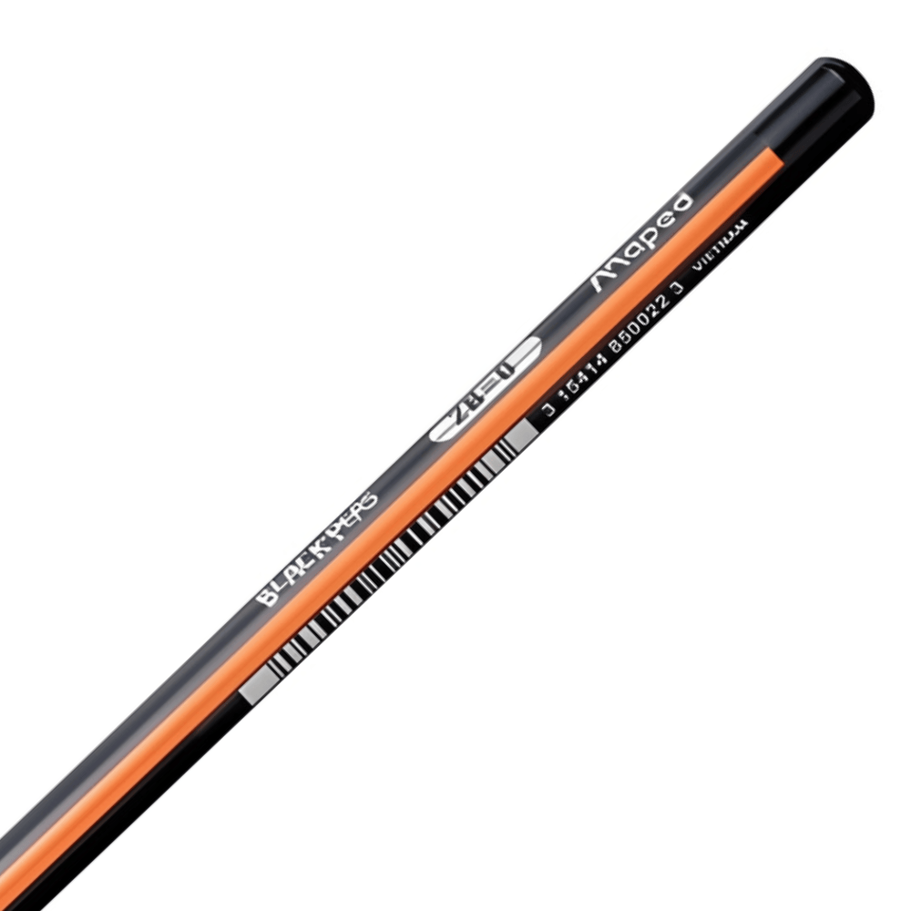 Lápis Grafite 6B Blackpeps Maped - Cx 24 Unidades