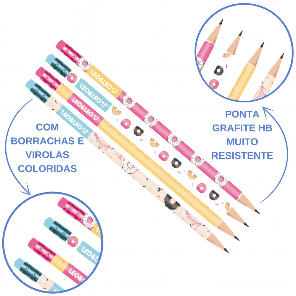 Lápis Grafite Dunnet´S - Cx 24 Unidades