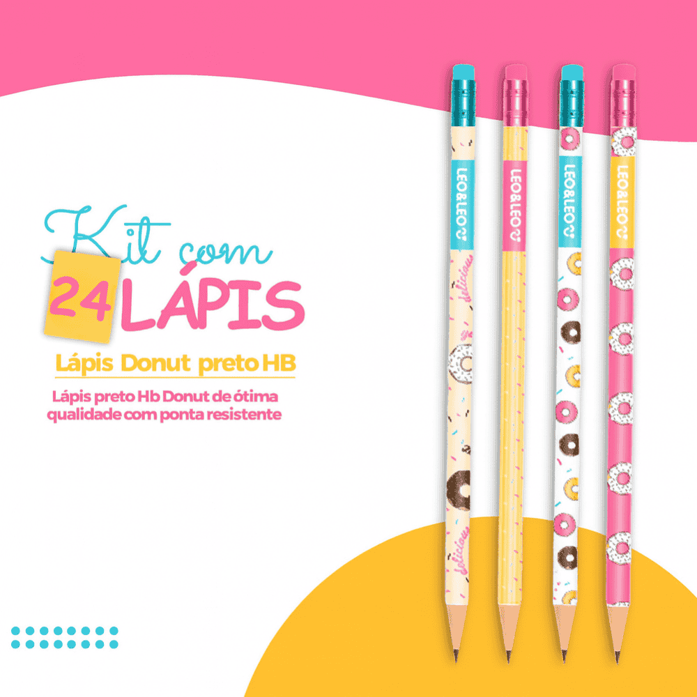Lápis Grafite Dunnet´S - Cx 24 Unidades