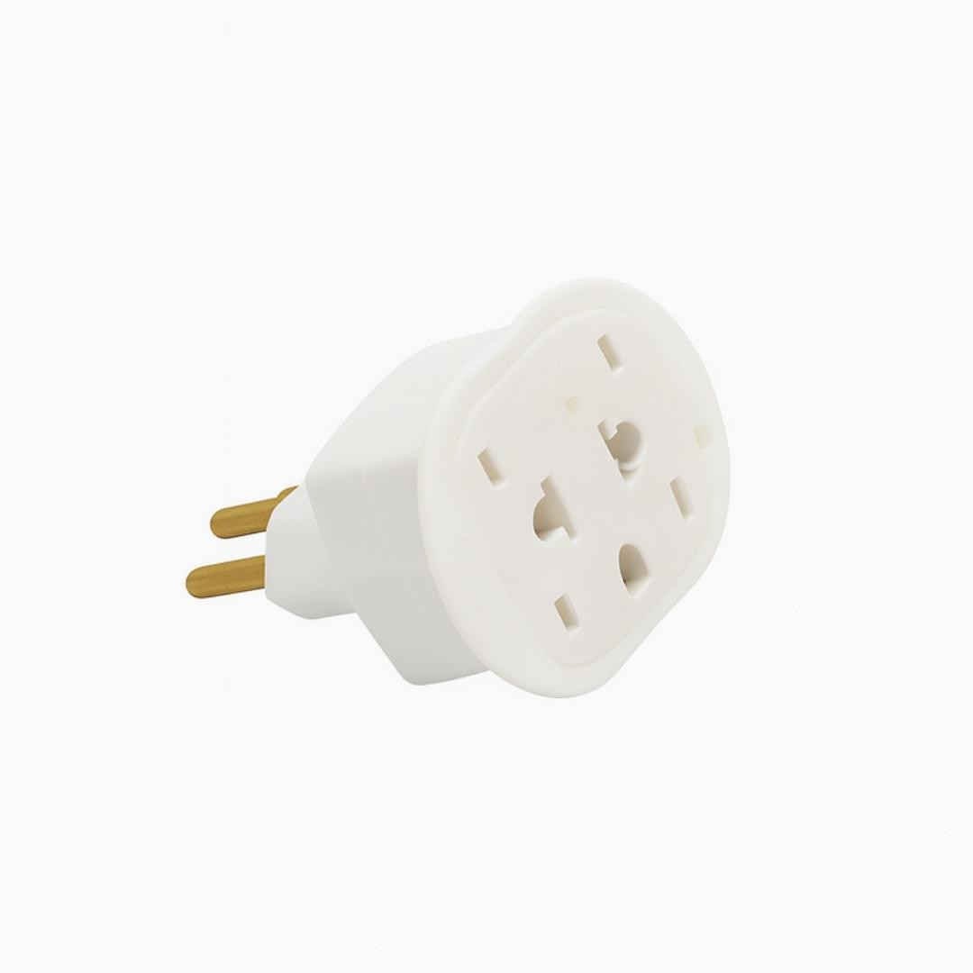 Pino Adaptador Tripolar Branco 2Pt 10A/250V Forlux  - Cx 12 Unidades