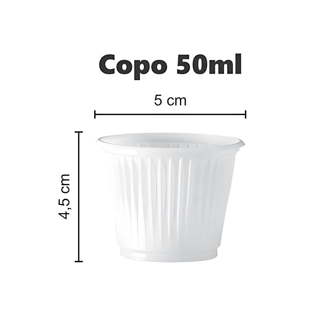 Copo Desc 50Ml Br Copozan Cmsb-50 - Cx 50 Unidades