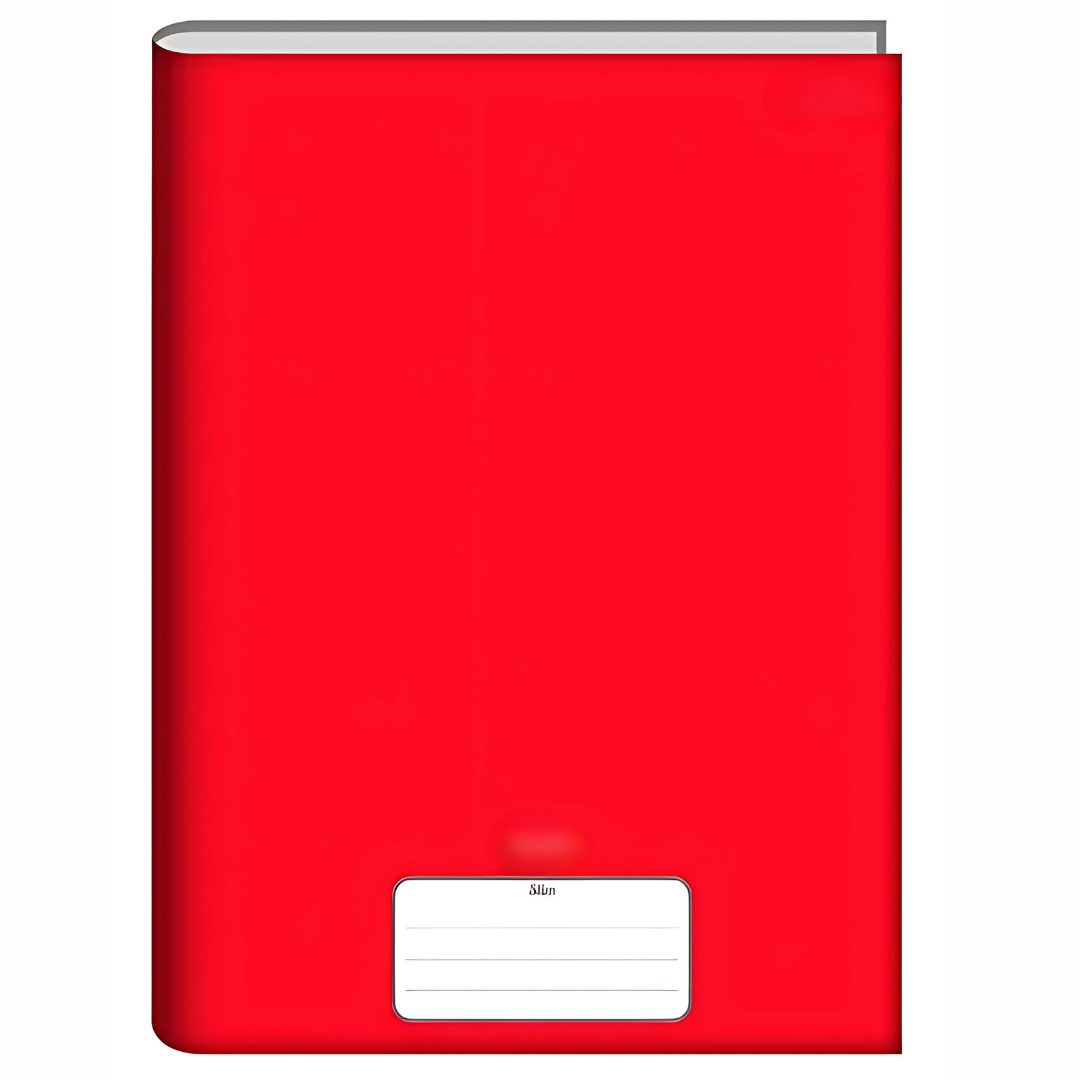 Caderno Broch Cd 80Fls Vermelho Paulista  - Cx 6 Unidades